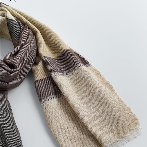 ZARA BNWT Striped Scarf - Picture 5 of 8